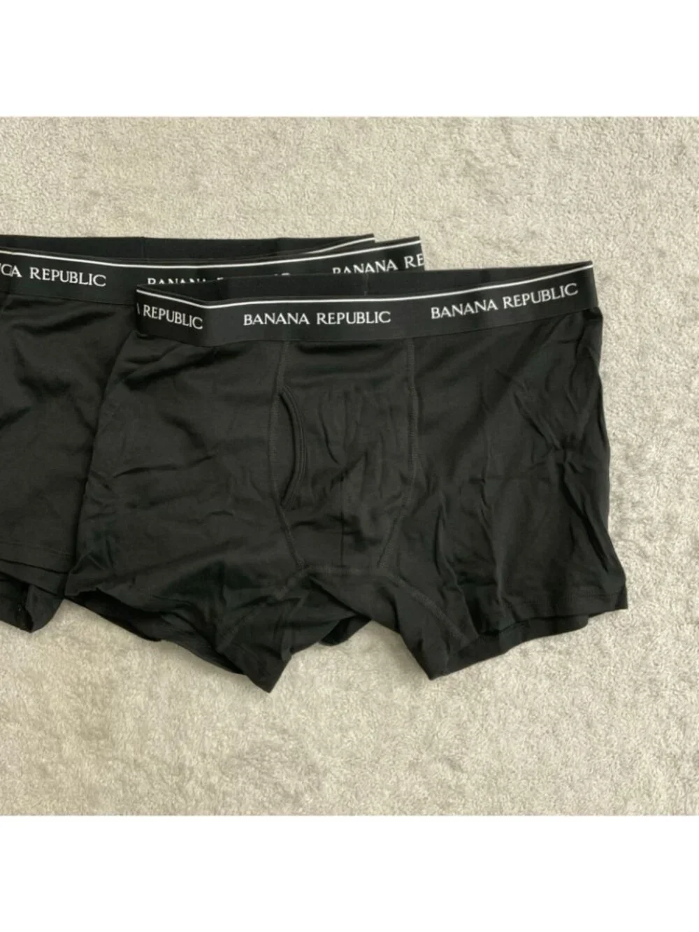 NWOB  Banana Republic Men's Size L Boxer Briefs 3-Pack Black  J2117
